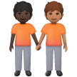 Persone Che Si Tengono Per Mano: Carnagione Scura, Carnagione Media