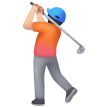 Persona Che Gioca A Golf: Carnagione Chiara