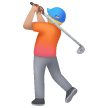 Persona Che Gioca A Golf: Carnagione Medio-Chiara