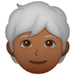 Persona: Carnagione Medio-Scura, Capelli Bianchi