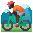 Ciclista Di Mountain Bike: Carnagione Scura