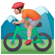 Ciclista Di Mountain Bike: Carnagione Medio-Chiara