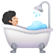 Persona Che Fa Il Bagno: Carnagione Chiara