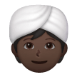 Persona Con Turbante: Carnagione Scura