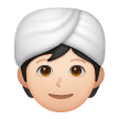 Persona Con Turbante: Carnagione Chiara