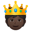 Persona Con Corona: Carnagione Scura