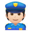 Agente Di Polizia: Carnagione Chiara
