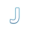Simbolo Indicatore Regionale Lettera J