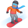 Persona Sullo Snowboard: Carnagione Medio-Chiara