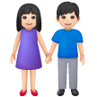 Donna E Uomo Che Si Tengono Per Mano: Carnagione Chiara