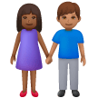 Donna E Uomo Che Si Tengono Per Mano: Carnagione Medio-Scura, Carnagione Media
