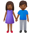 Donna E Uomo Che Si Tengono Per Mano: Carnagione Medio-Scura