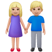 Donna E Uomo Che Si Tengono Per Mano: Carnagione Medio-Chiara
