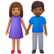 Donna E Uomo Che Si Tengono Per Mano: Carnagione Media, Carnagione Medio-Scura