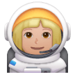 Astronauta Donna: Carnagione Medio-Chiara