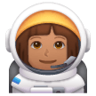 Astronauta Donna: Carnagione Media