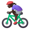 Ciclista Donna: Carnagione Scura