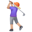 Golfista Donna: Carnagione Medio-Chiara