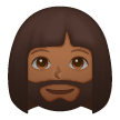 Donna: Carnagione Medio-Scura, Barba
