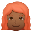 Donna: Carnagione Medio-Scura, Capelli Rossi