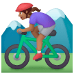Ciclista Donna Di Mountain Bike: Carnagione Media