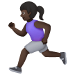 Donna Che Corre: Carnagione Scura