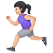 Donna Che Corre: Carnagione Chiara