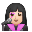 Cantante Donna: Carnagione Chiara