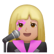Cantante Donna: Carnagione Medio-Chiara