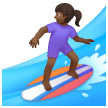 Surfista Donna: Carnagione Medio-Scura