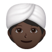 Donna Con Turbante: Carnagione Scura