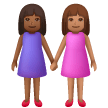 Due Donne Che Si Tengono Per Mano: Carnagione Medio-Scura, Carnagione Media