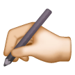 Mano Che Scrive: Carnagione Chiara