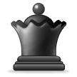 Reine d'échecs noire Reine d'échecs noire