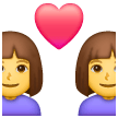 Couple avec cœur: Femme, Femme Couple avec cœur: Femme, Femme