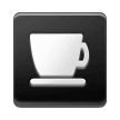 Tasse sur carré noir Tasse sur carré noir