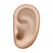 Oreille: Peau Moyennement Claire Oreille: Peau Moyennement Claire