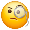 Visage Avec Un Monocle Visage Avec Un Monocle