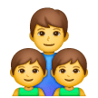Famille: Homme, Garçon, Garçon Famille: Homme, Garçon, Garçon