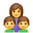 Famille: Femme, Garçon, Garçon Famille: Femme, Garçon, Garçon