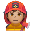 Pompier: Peau Moyenne Pompier: Peau Moyenne