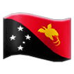 Drapeau: Papouasie-Nouvelle-Guinée Drapeau: Papouasie-Nouvelle-Guinée