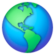 Globe Tourné Sur Les Amériques Globe Tourné Sur Les Amériques
