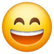 Visage Très Souriant Aux Yeux Rieurs Visage Très Souriant Aux Yeux Rieurs