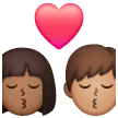 Baiser: Femme, Homme, Peau Moyennement Foncée, Peau Moyenne Baiser: Femme, Homme, Peau Moyennement Foncée, Peau Moyenne