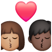 Baiser: Femme, Homme, Peau Moyenne, Peau Foncée Baiser: Femme, Homme, Peau Moyenne, Peau Foncée