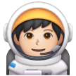Astronaute Homme: Peau Claire Astronaute Homme: Peau Claire