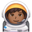 Astronaute Homme: Peau Moyennement Foncée Astronaute Homme: Peau Moyennement Foncée