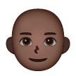Homme: Peau Foncée, Chauve Homme: Peau Foncée, Chauve