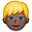 Homme: Peau Foncée, Cheveux Blonds Homme: Peau Foncée, Cheveux Blonds